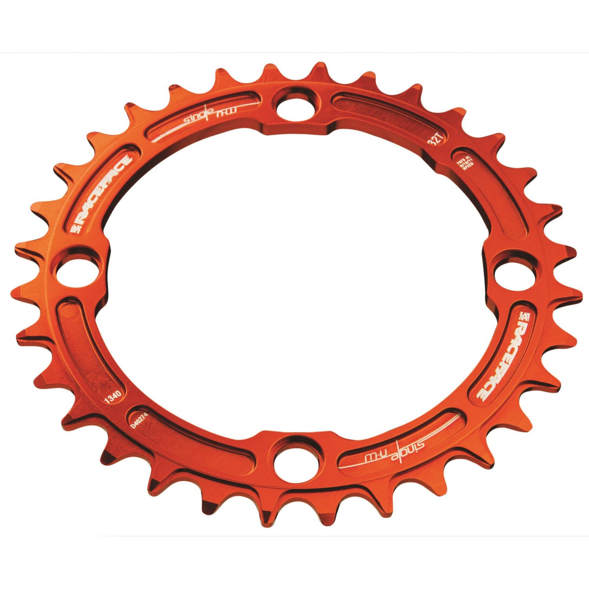 Race Face Narrow/Wide Single Chainring Orange 30T