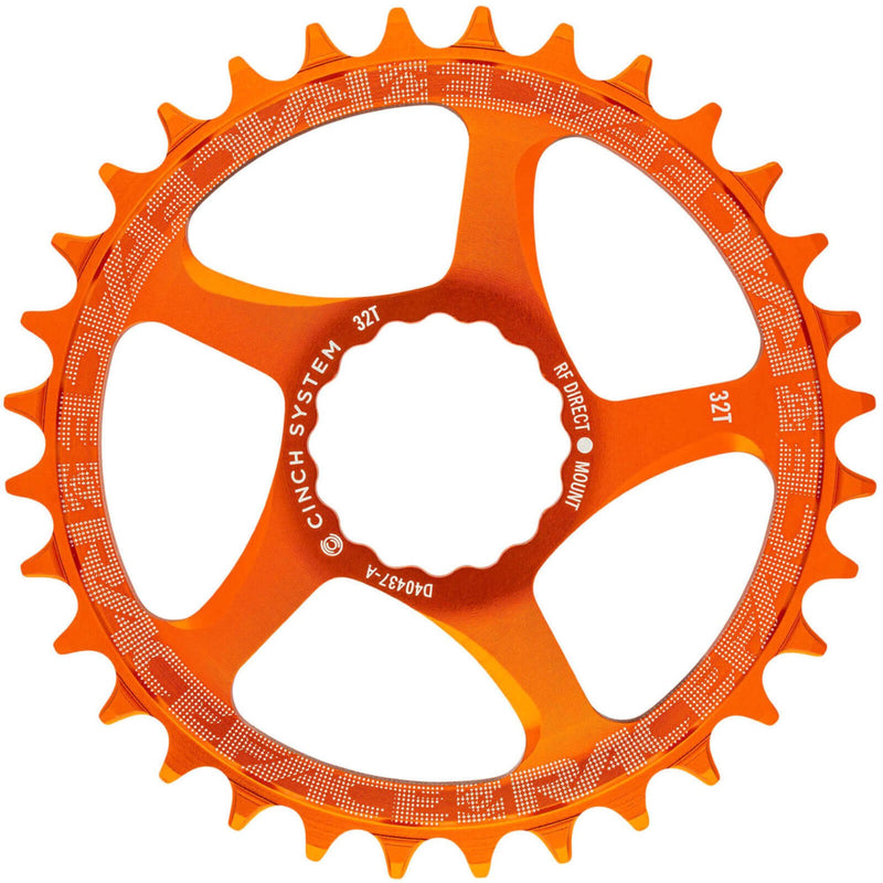 Race Face Direct Mount Narrow/Wide Single Chainring 34T Orange