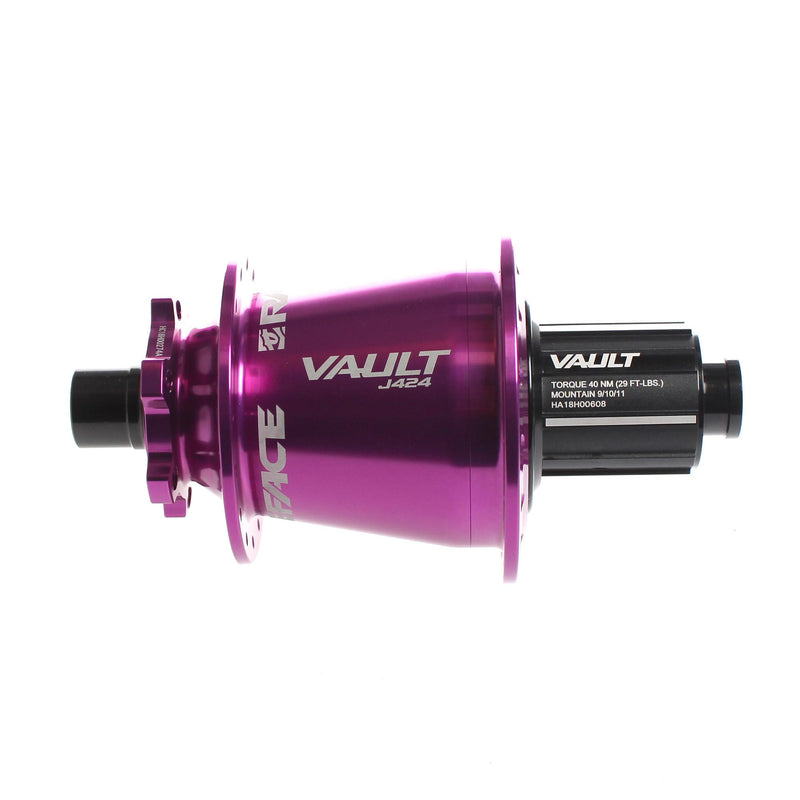 Race Face Vault J Bend Hub Front 110x15mm 414J Purple