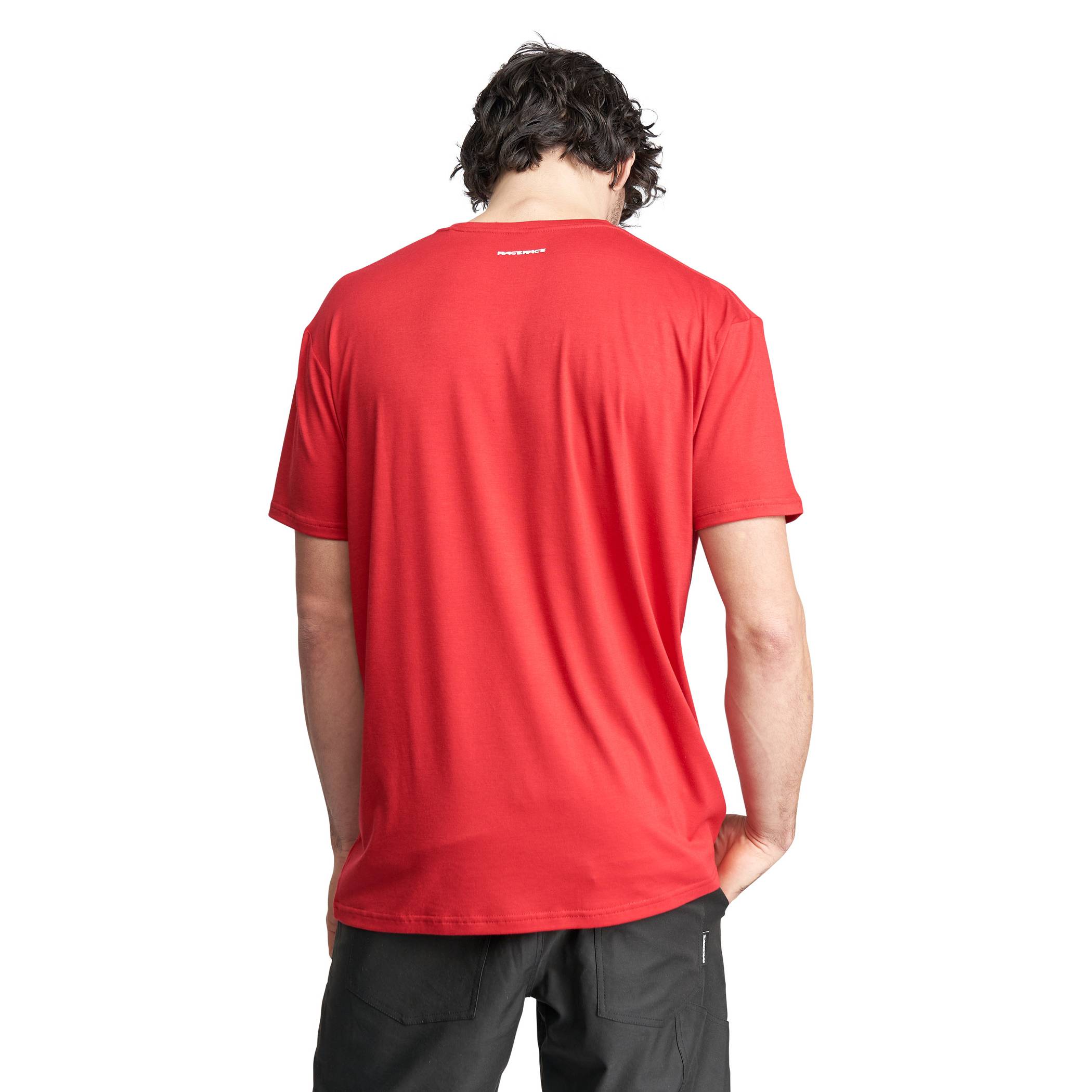 Race Face Moose Short Sleeve T-Shirt 2020 Red L