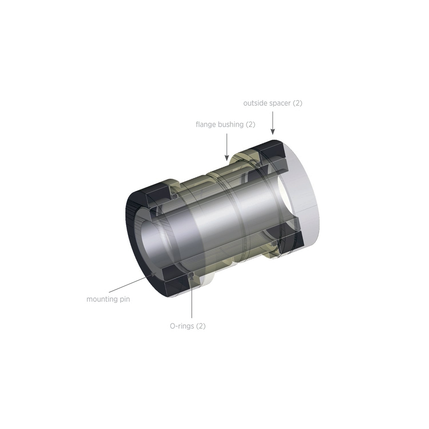 FOX Shock M8 22.20 Low Friction Bush