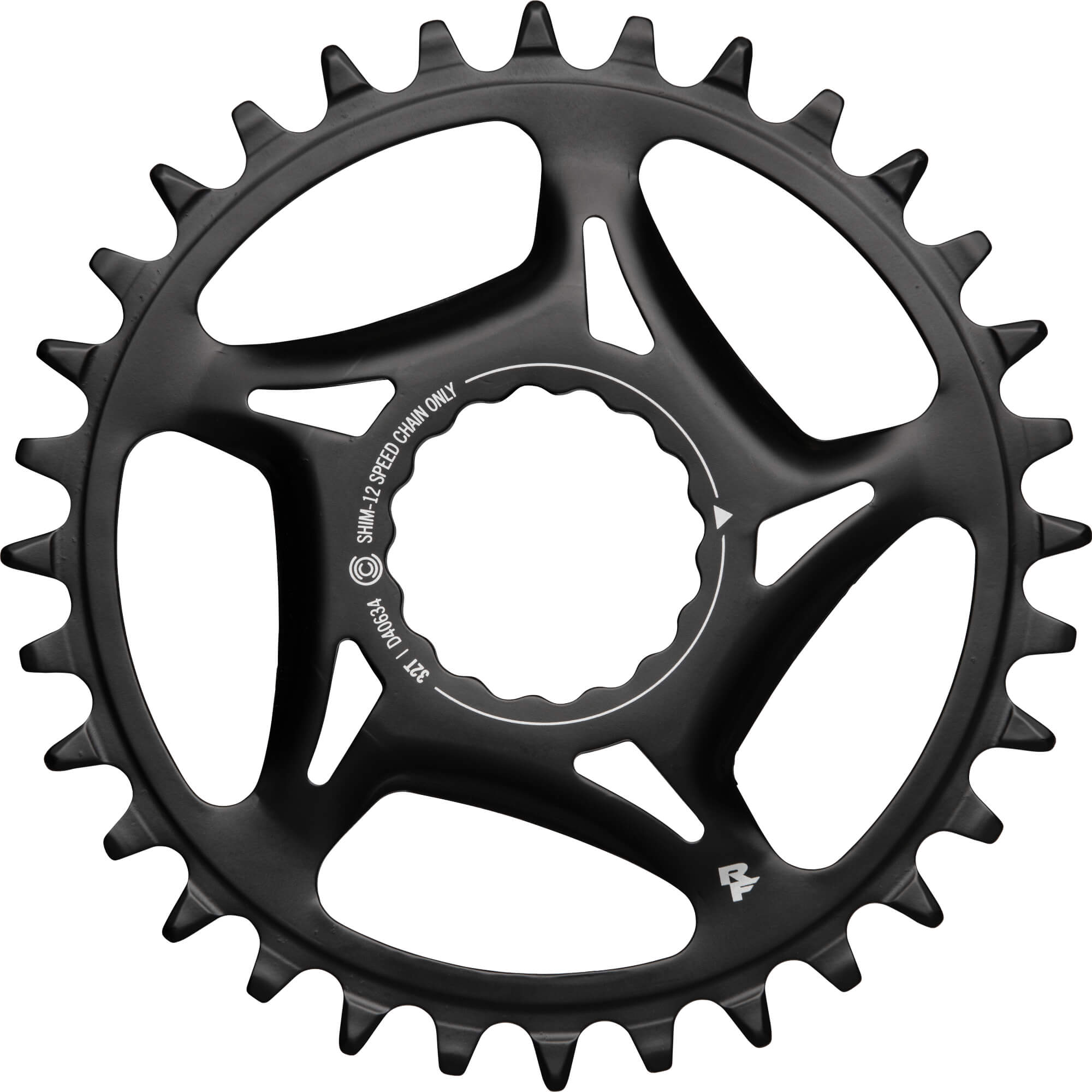 Race Face Direct Mount CINCH Shimano 12 Speed Chainring 2021 34T Black
