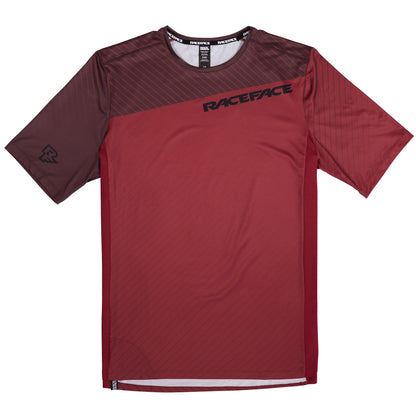 Race Face Jersey de VTT à manches courtes Indy Rouge foncé