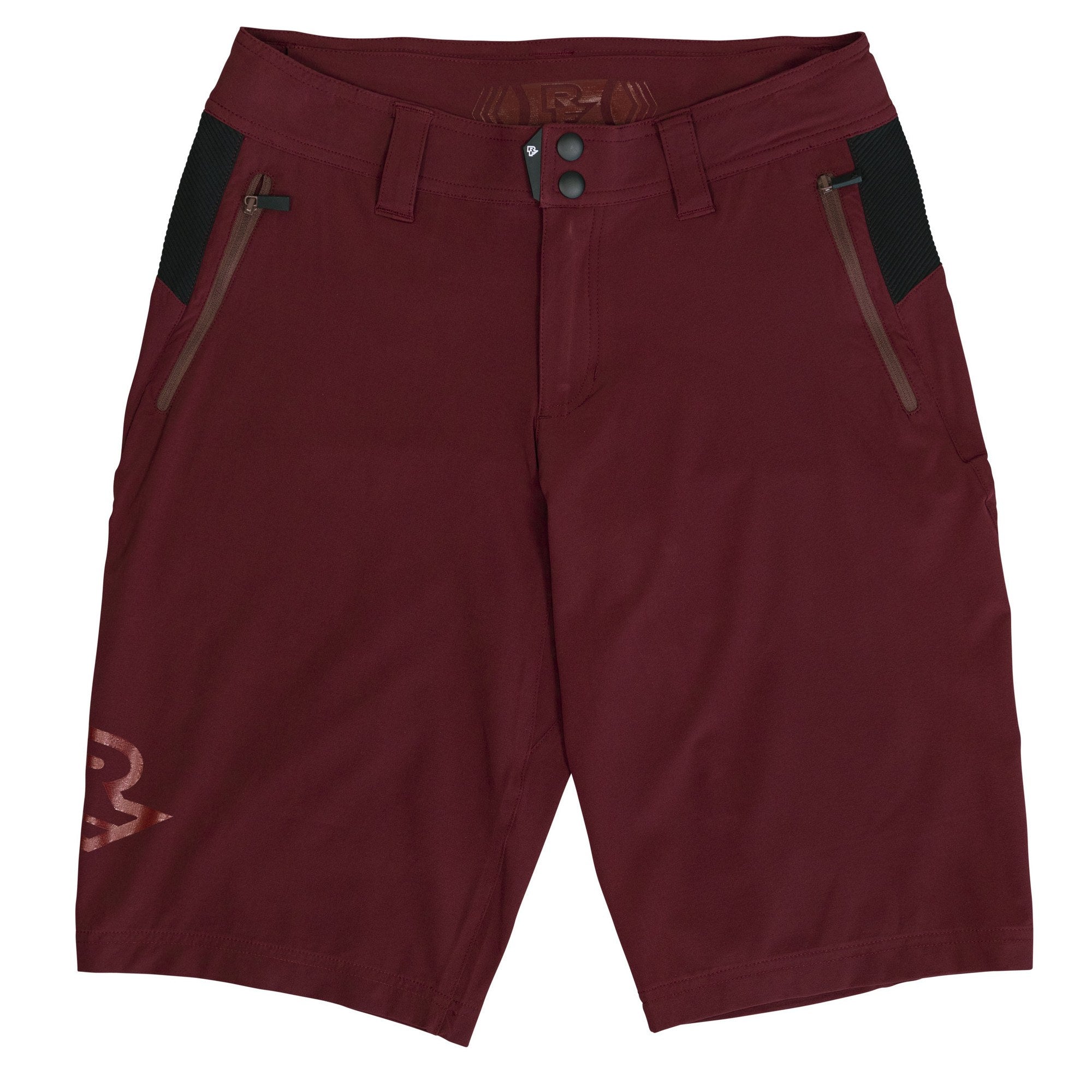 Race Face Nimby - Pantaloncini da donna, colore: rosso scuro
