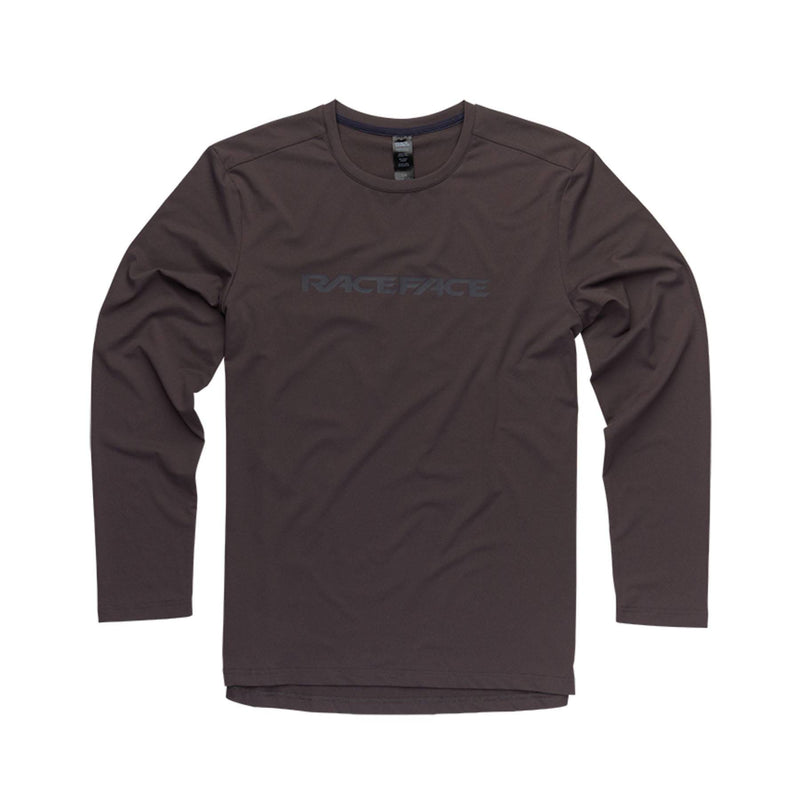 Race Face Commit Long Sleeve Tech Top 2022 Charcoal M