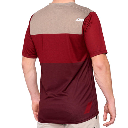 100% Airmatic Jersey Brick / Dark Red L
