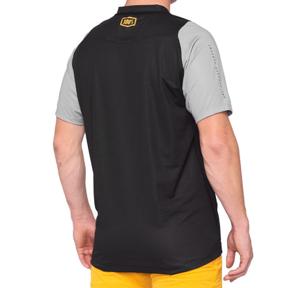 100% Celium Enduro/Trail Jersey Men black 2019 Bike Jersey Shortsleeve