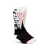 100% Torque Comfort Moto Socks-Black/White-S/M