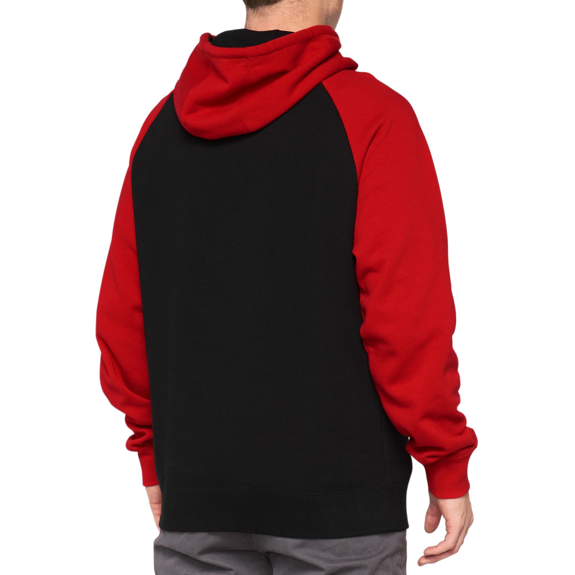 100% BARRAGE Hooded Pullover Sweatshirt Chili Pepper / Black XL