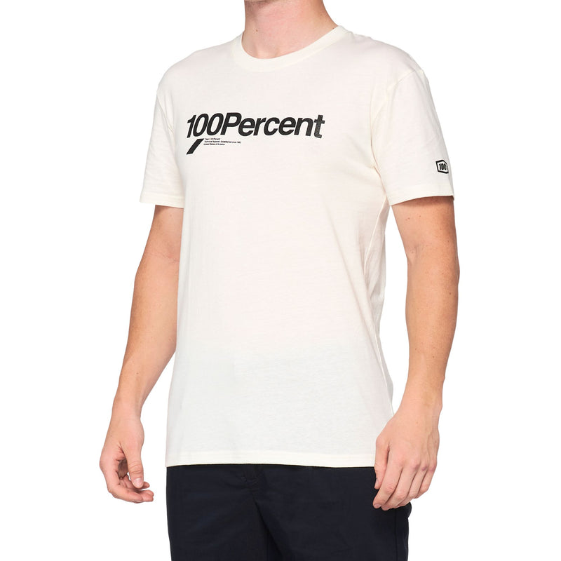 100% SCROLL Tech Tee Chalk SM