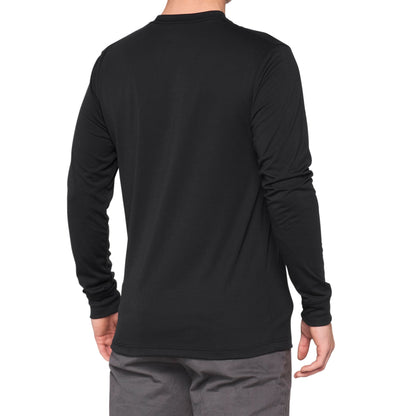 100% Thorunn Tech Long Sleeve Jersey Black S