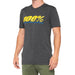 100% Argus Tech Tee Charcoal Heather SM