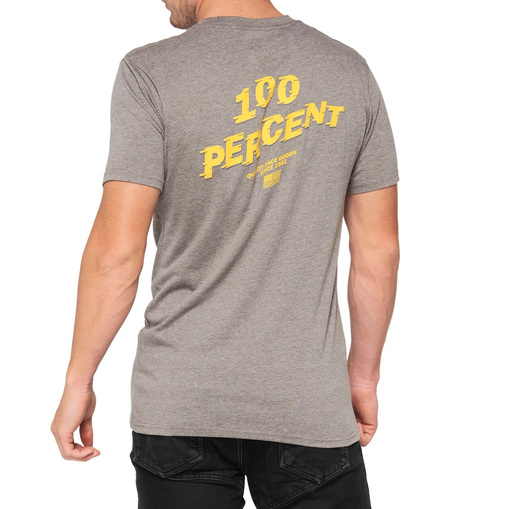 100% Dakota T-Shirt Heather Grey XL