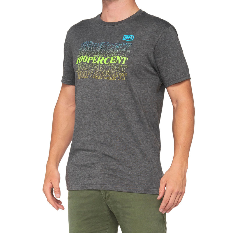 100% Silva T-Shirt Charcoal Heather SM