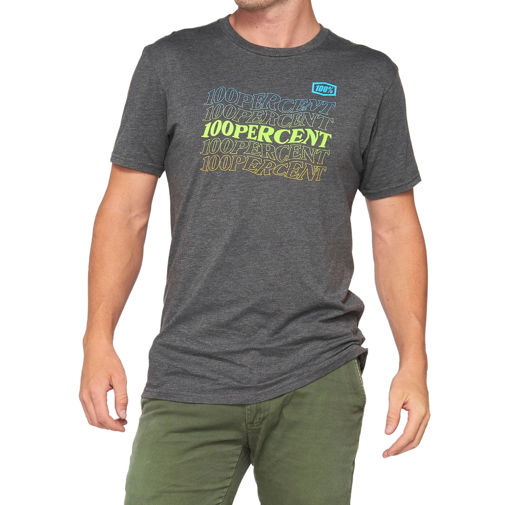 100% Silva T-Shirt Charcoal Heather SM