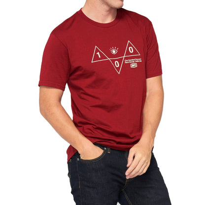 100% Vision T-Shirt Brick M