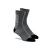 100% Rythym Merino Socks Charcoal/Grey