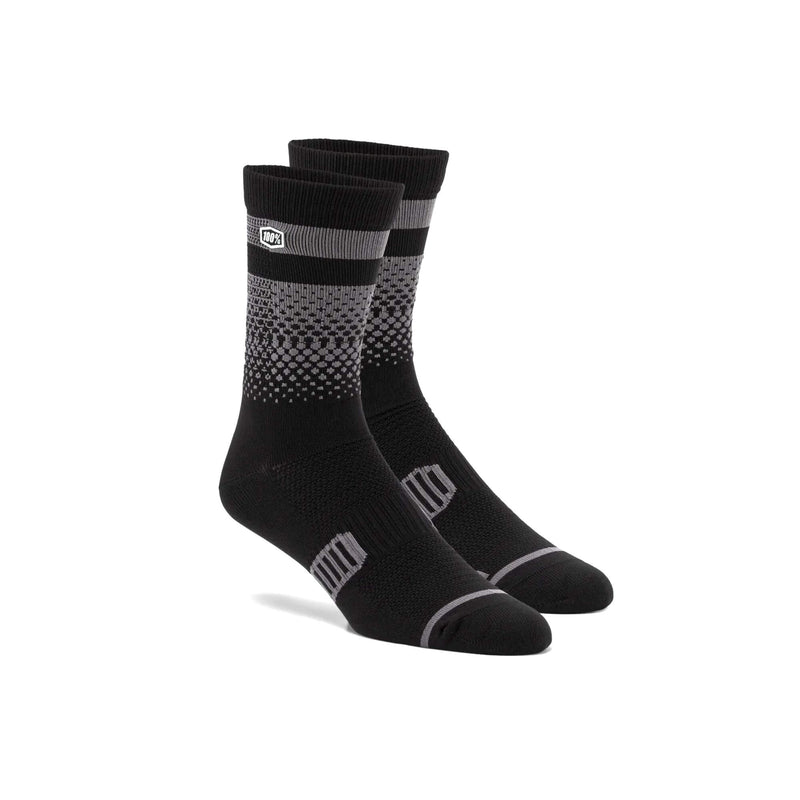 100% Advocate Performance Socks Black / Charcoal L/XL