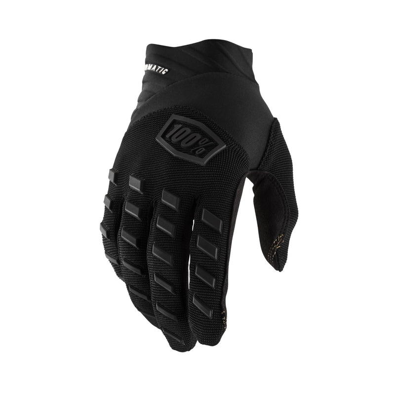 100% Airmatic Youth Glove Black / Charcoal S