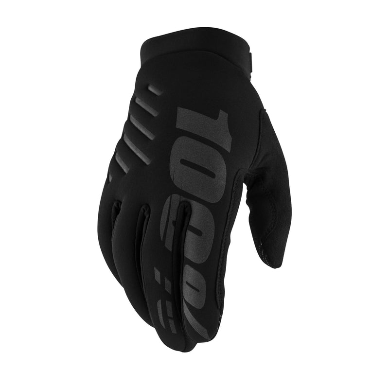 100% GUANTES BRISKER Gloves L Gloves, Adults Unisex, Black (Black