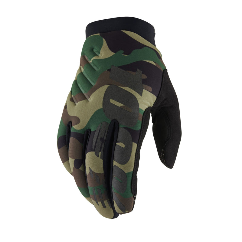 100% GUANTES BRISKER Gloves XL Gloves, Adult Unisex, Camo/Black (Multicoloured