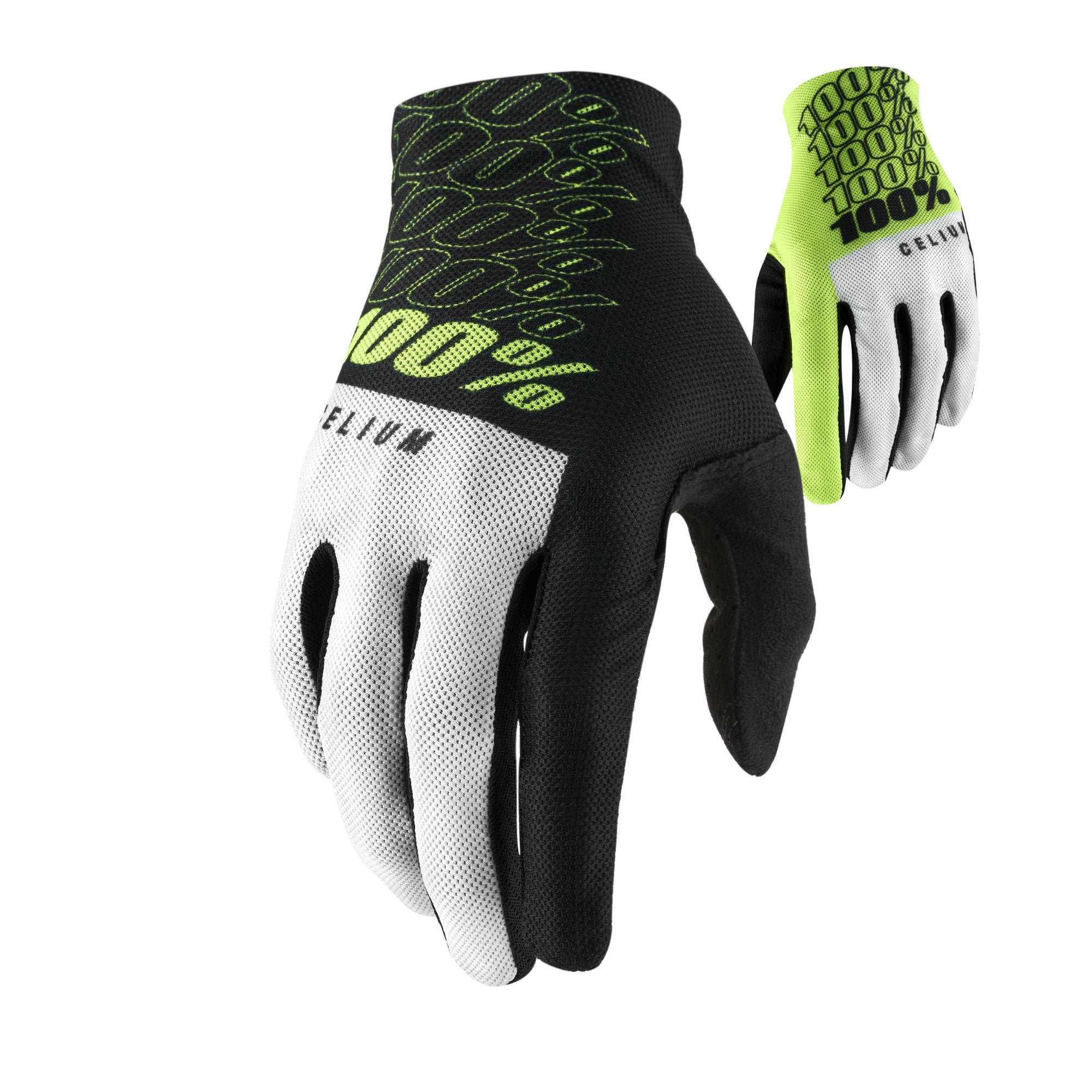100% GUANTES CELIUM Gloves XL Gloves, Adults Unisex, Fluo Yellow (Yellow