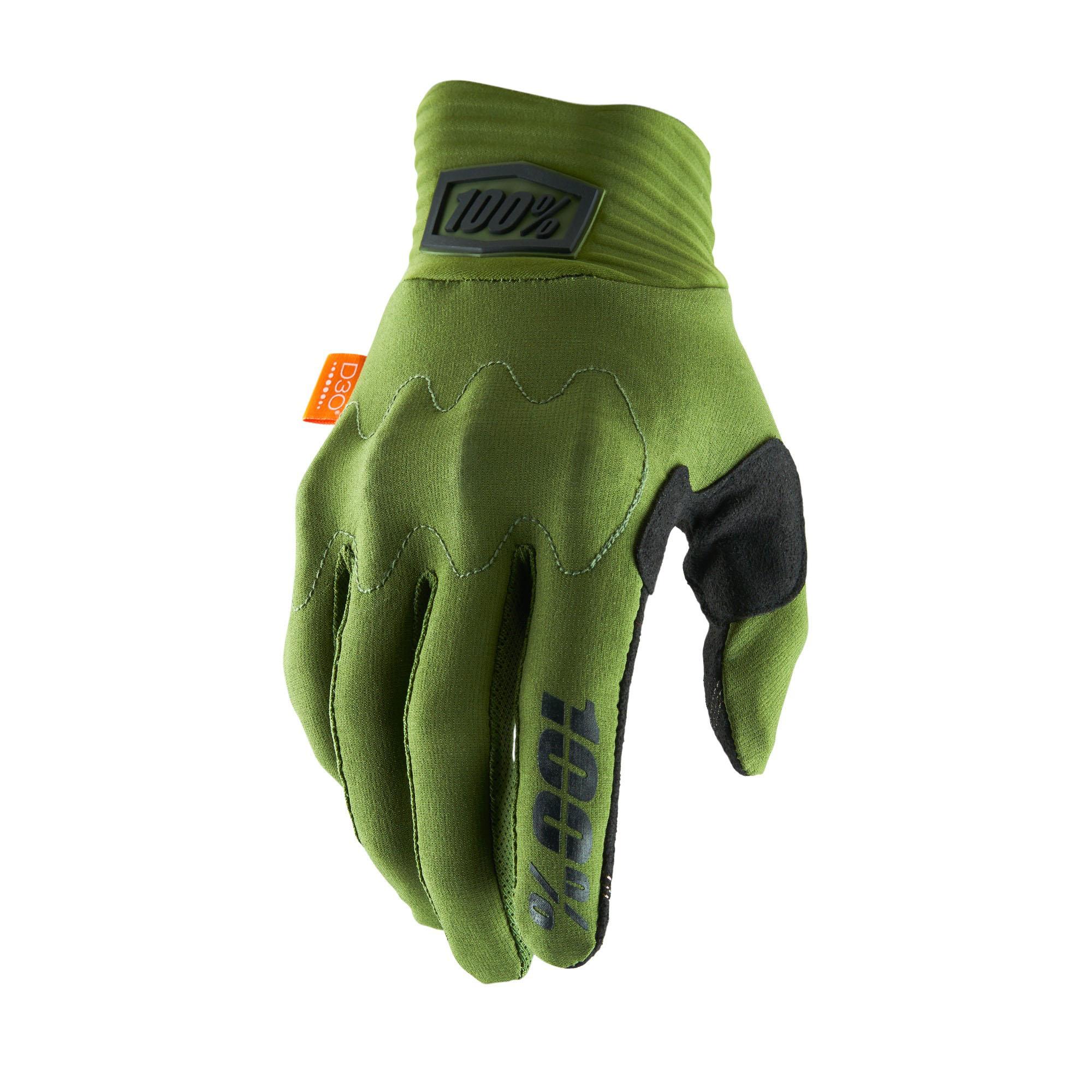 100% Cognito D30 Protection Enhanced Motocross Gloves - MX, Dirt Bike & Powersport Riding Gear with Extra Knuckle Gaurds