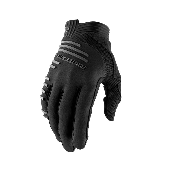 100% R-Core Black Gloves