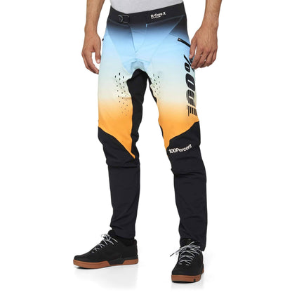 100% R-Core X LE 2022 Men's Cycling Trousers Blue / Orange