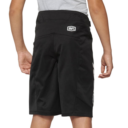 100% R-Core Youth Shorts 2022 Black 24"