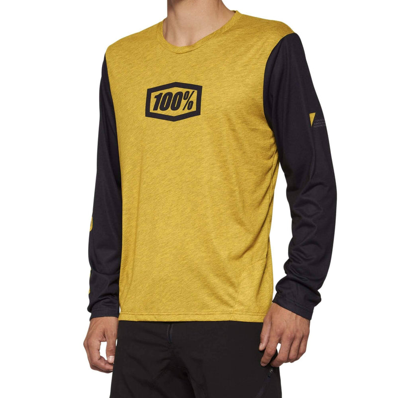100% Airmatic Long Sleeve Jersey Dijon XL