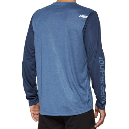 100% Airmatic Long Sleeve Jersey 2022 Slate Blue M