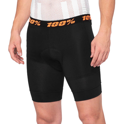 100% MTB WEAR CRUX Liner Shorts Black-28 Chándal, Negro, 28 Unisex Adulto