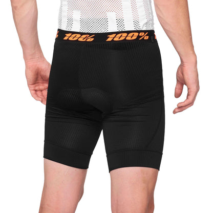 100% MTB WEAR CRUX Liner Shorts Black-28 Chándal, Negro, 28 Unisex Adulto