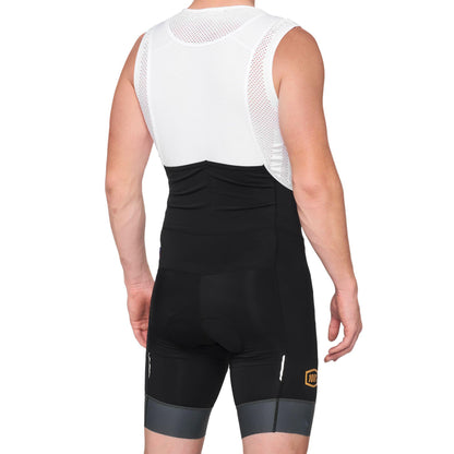 100% Exceeda Bib Shorts 2022 Black / Charcoal S