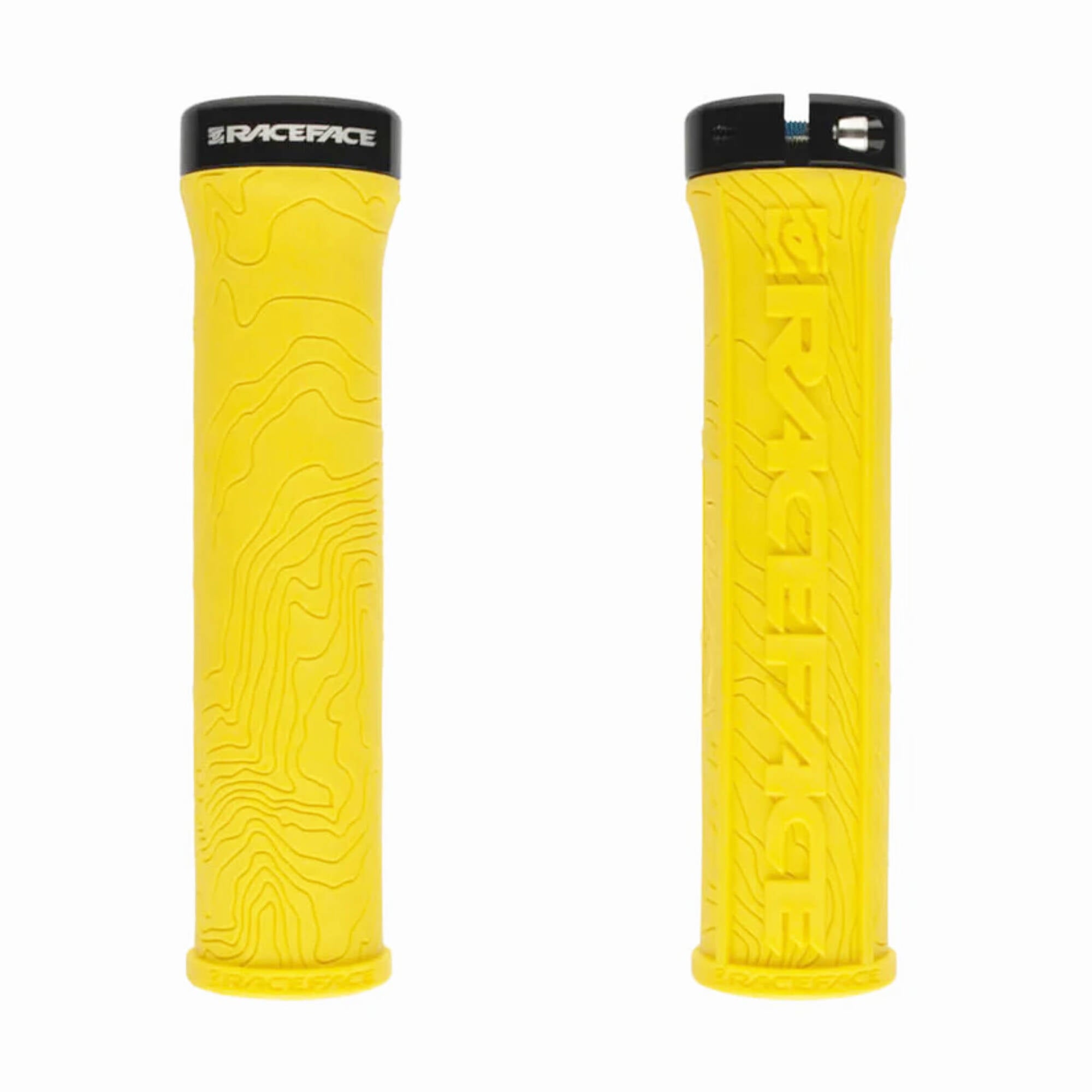 Race Face Half Nelson Lock On Grips Yellow