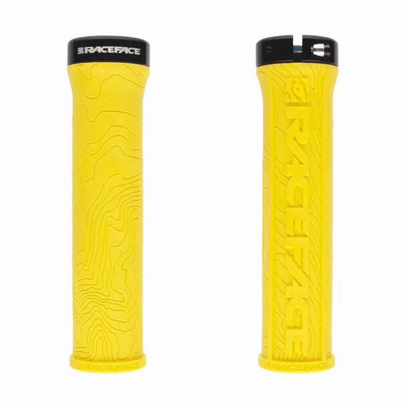 Race Face Half Nelson Lock On Grips Yellow