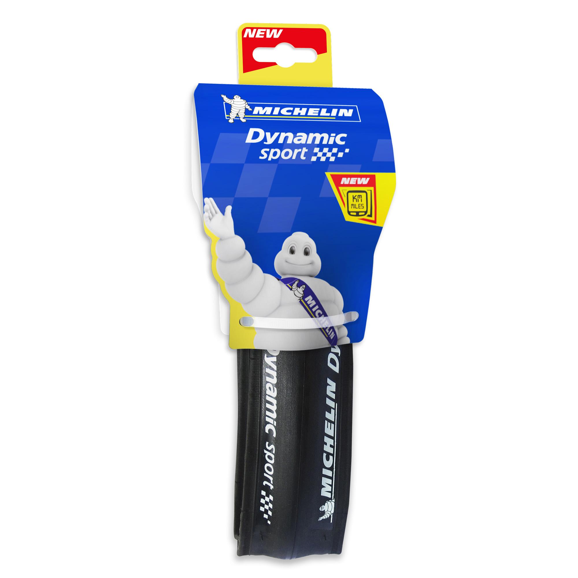 Michelin Dynamic Sport Tyre (Wire Bead) 700 x 25c Black