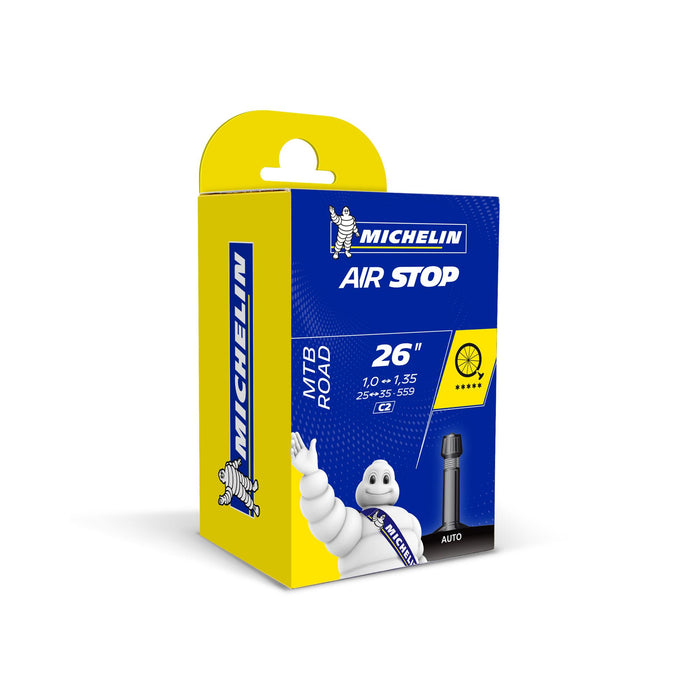 Michelin Airstop 1.25 Butyl AV Tube - Black, 34 mm
