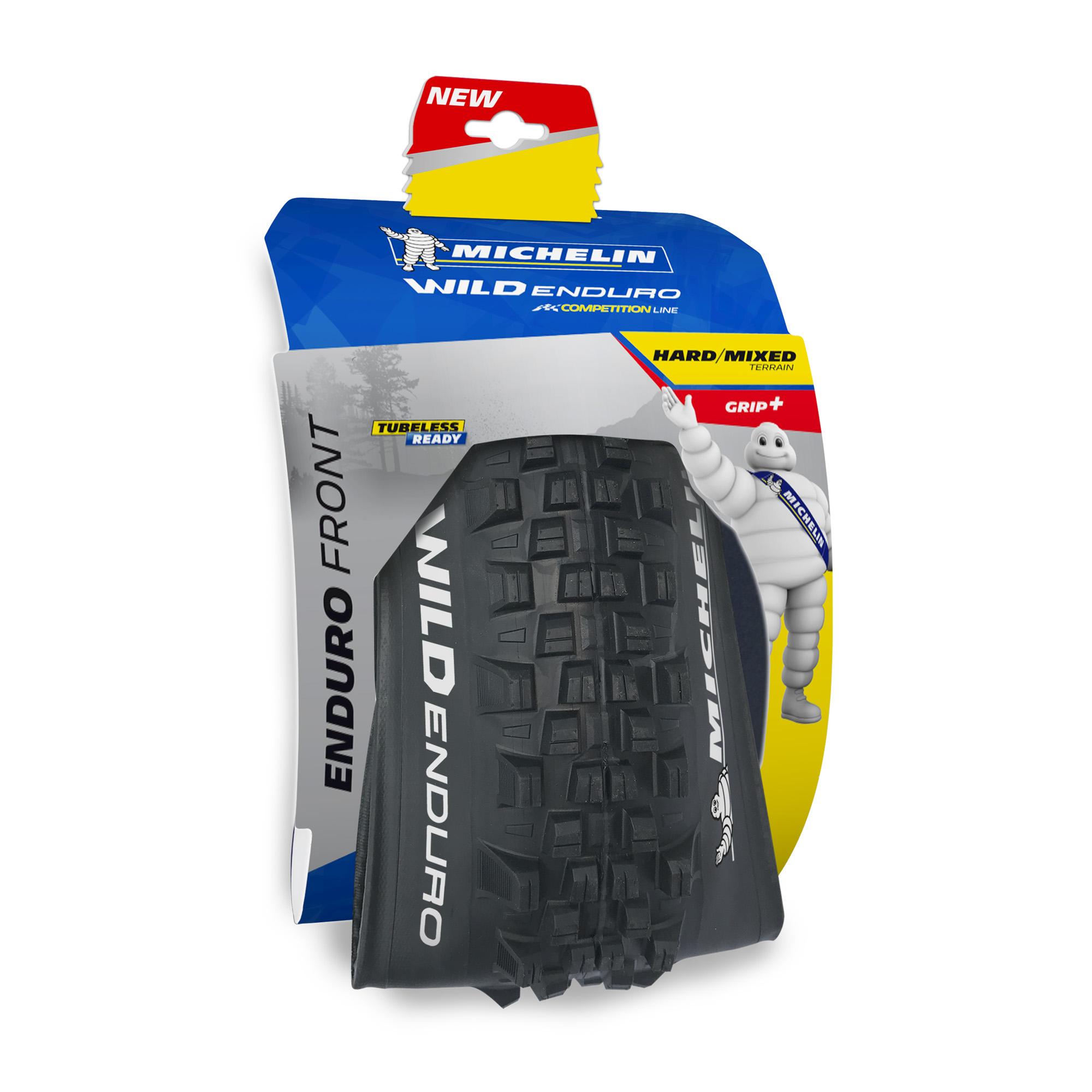 Michelin Wild Enduro Front Bicycle Tyre (29' | 29x2.40 61-622 | Black | Gum-X | Foldable