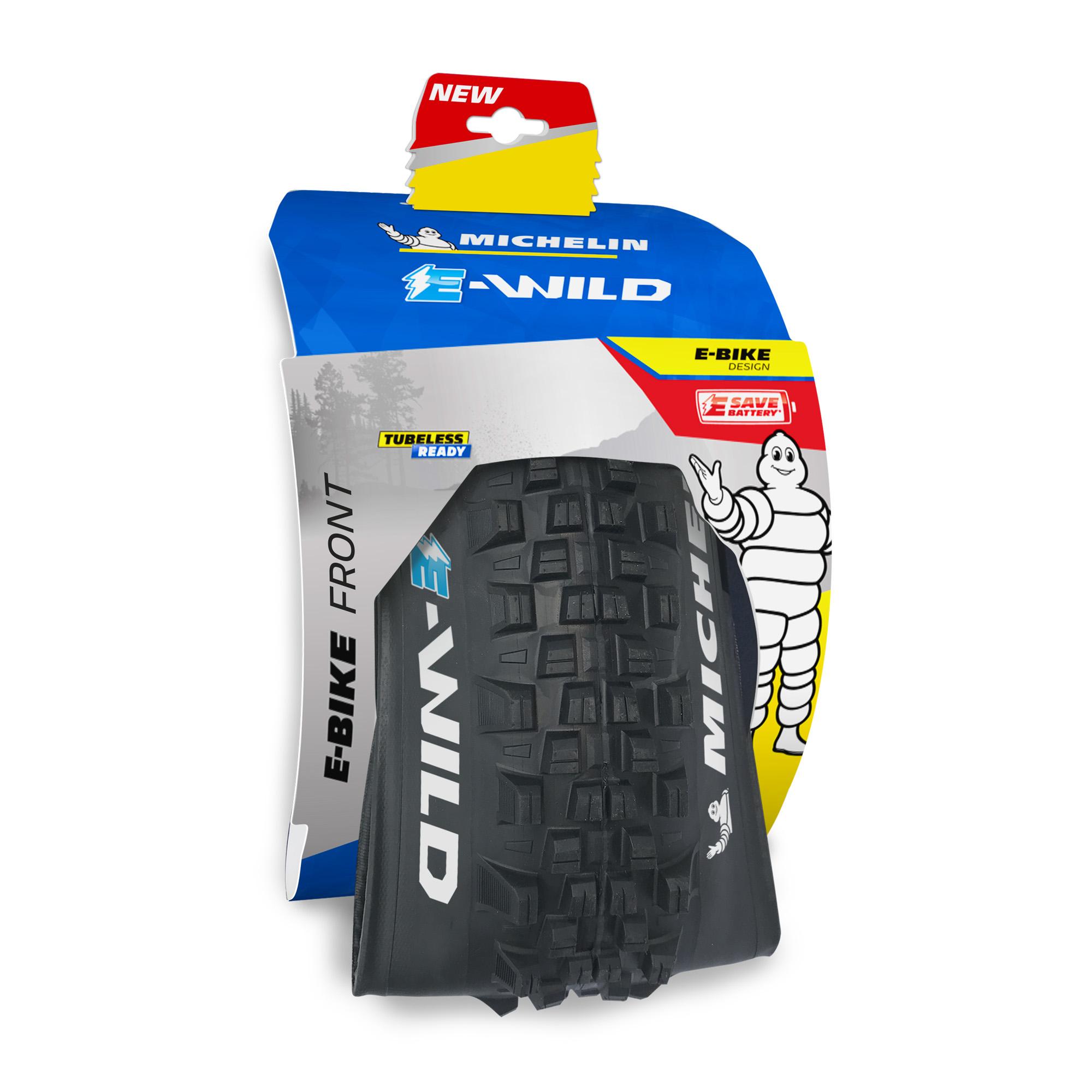 MICHELIN Front Pneumatico E-Wild Anteriore Gum-x Tubelessready Nessun genere, Nero, 27.5 x 2.6 (66-584