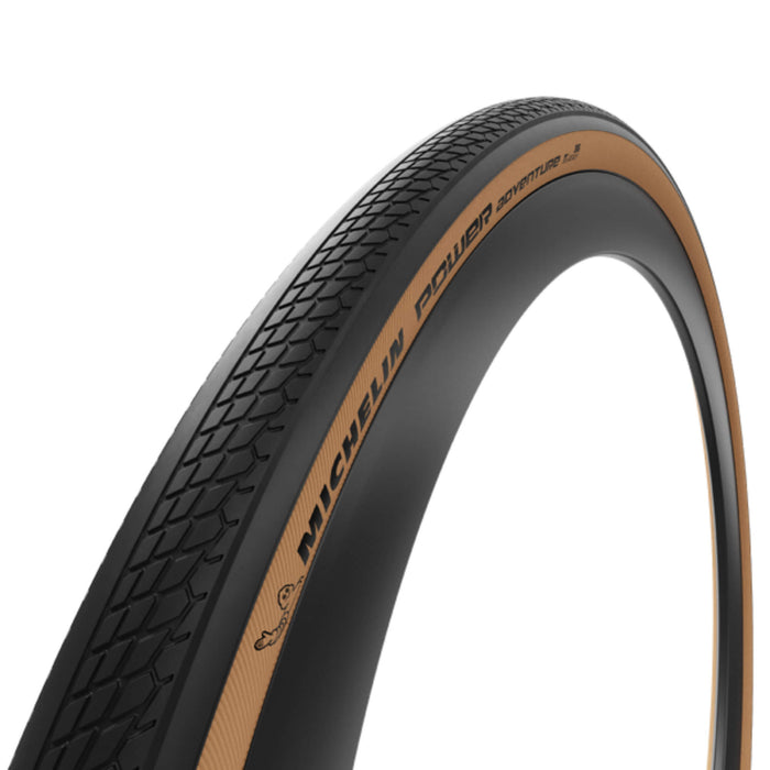 MICHELIN Cubierta Power Adventure 700x42 Comp.TLR Flexible Negro/ma, Unisex Adulto, Classic, Talla Única