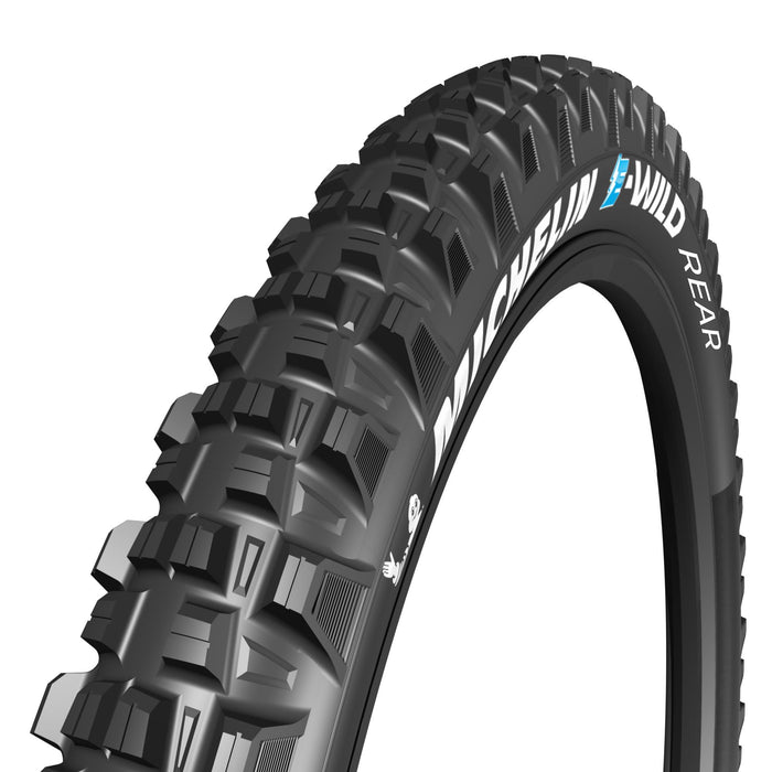 Michelin E-Wild Rear Bicycle Tyre (27.5' | 2.80' | 71-584 | Gum-X | Foldable