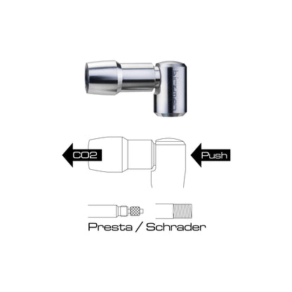 Birzman Roar 16g CO₂ Inflator Set Grey