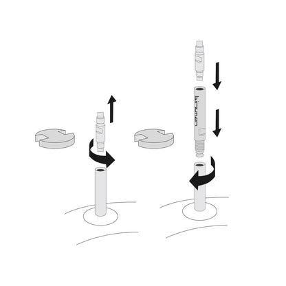 Birzman Valve Extender with Tool 40mm