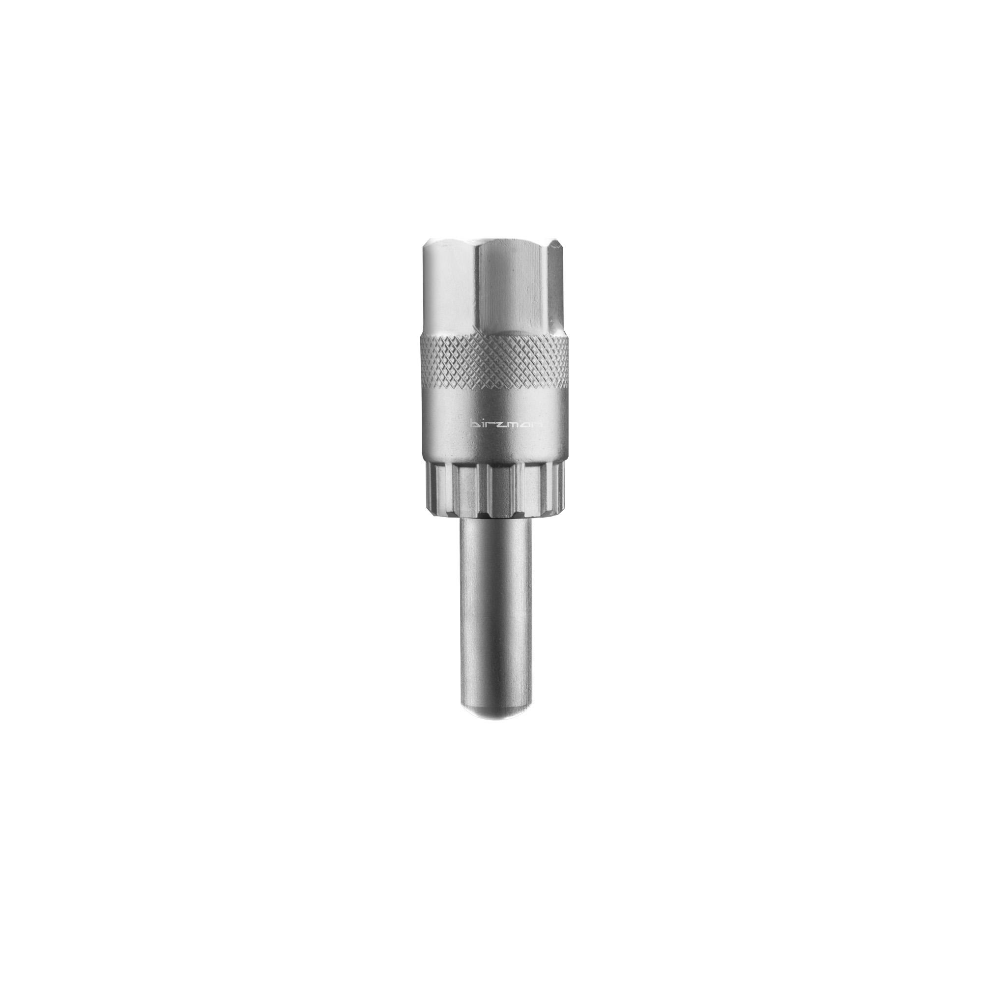 Birzman - Llave de Vaso para Bicicleta (Unisex, 12 mm, Herramienta HG Shimano, Talla única), Color Plateado