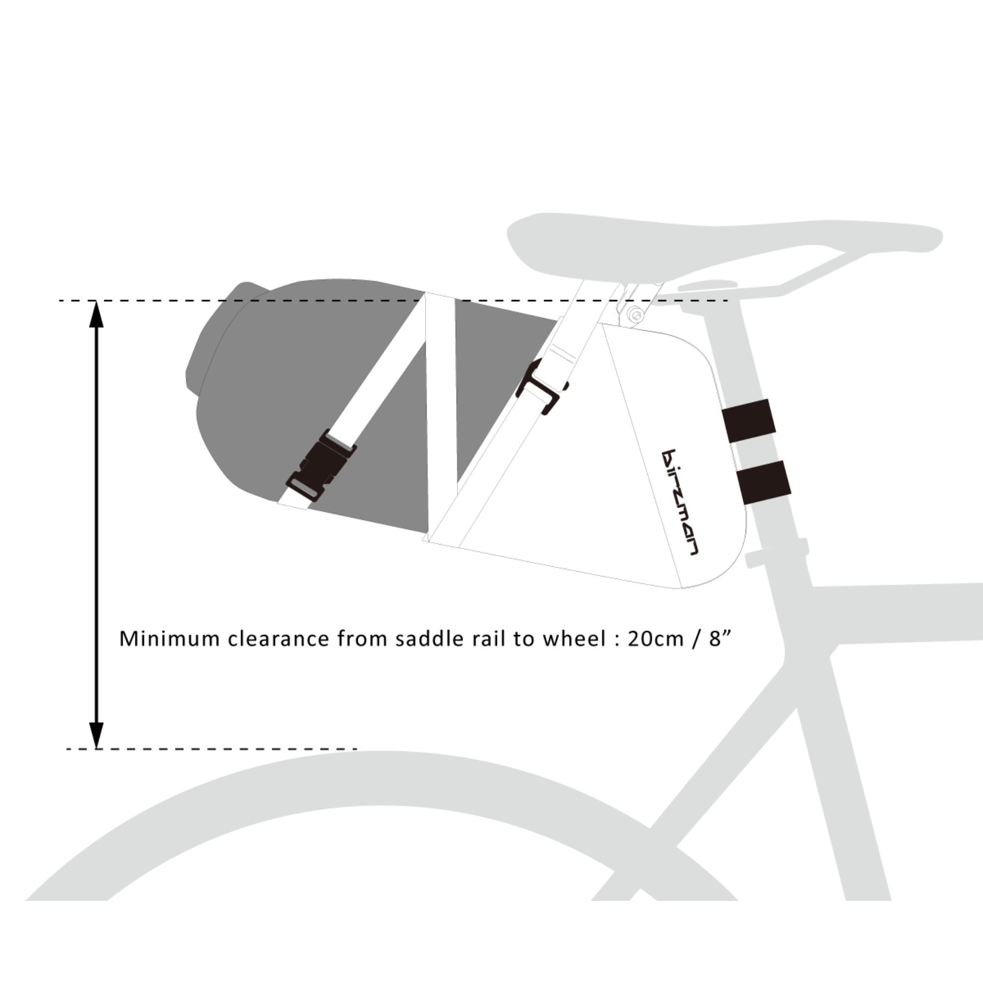 Birzman Packman Saddle Pack (with waterproof carrier)