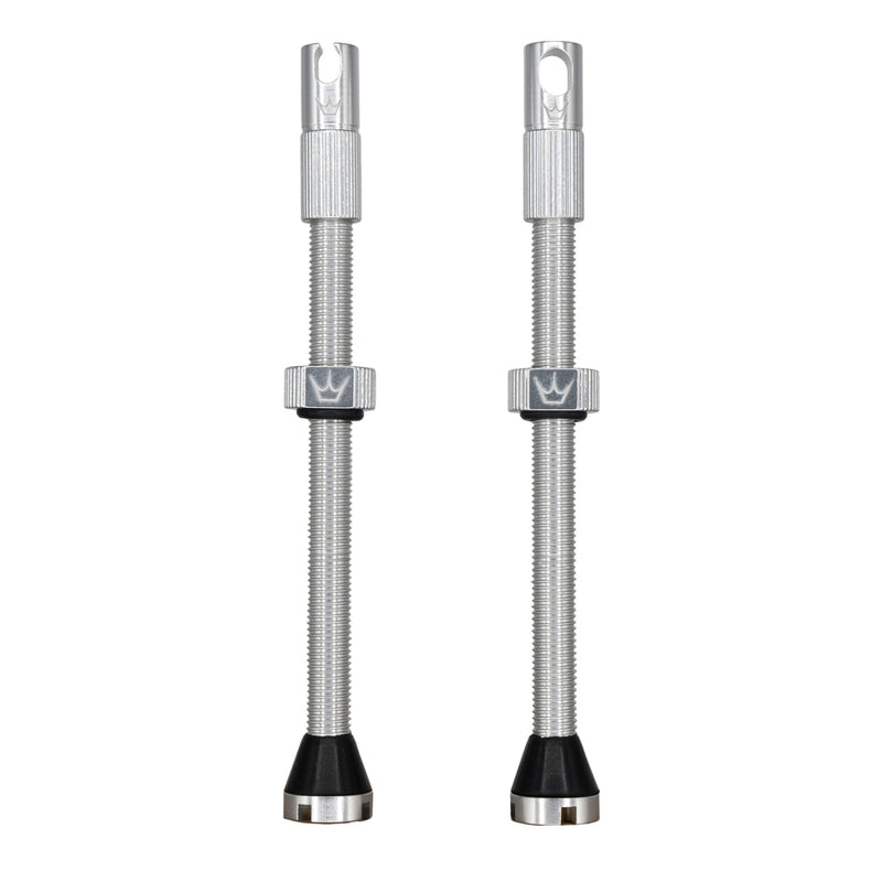 Peaty's x Chris King Tubeless MK2 Valves 80mm Silver