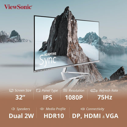 ViewSonic VX3276-MHD-3 Monitor 80,0 cm (32,0 Zoll)