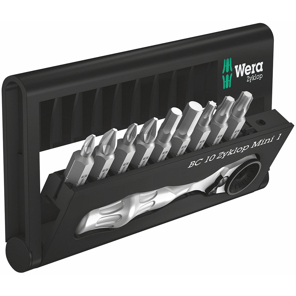 Wera Bit-Sortiment Bit-Check 10 Zyklop Mini 1, 10-teilig, 05073645001